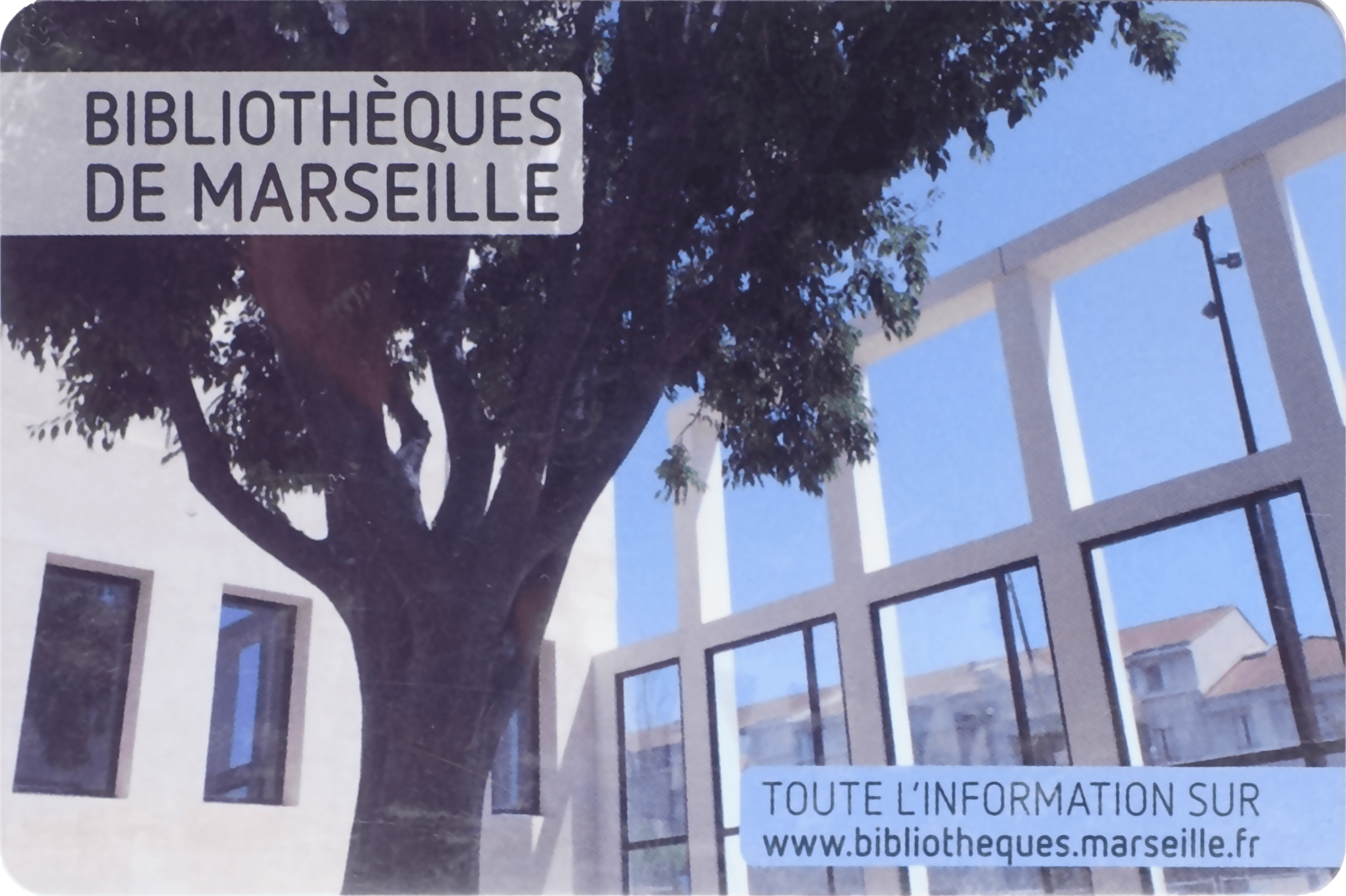 Carte des bibliothèques de Marseille